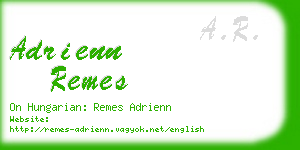 adrienn remes business card